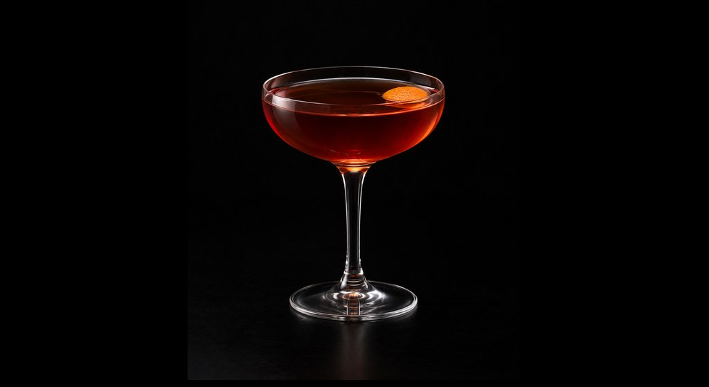 1794 cocktail on a dark studio background