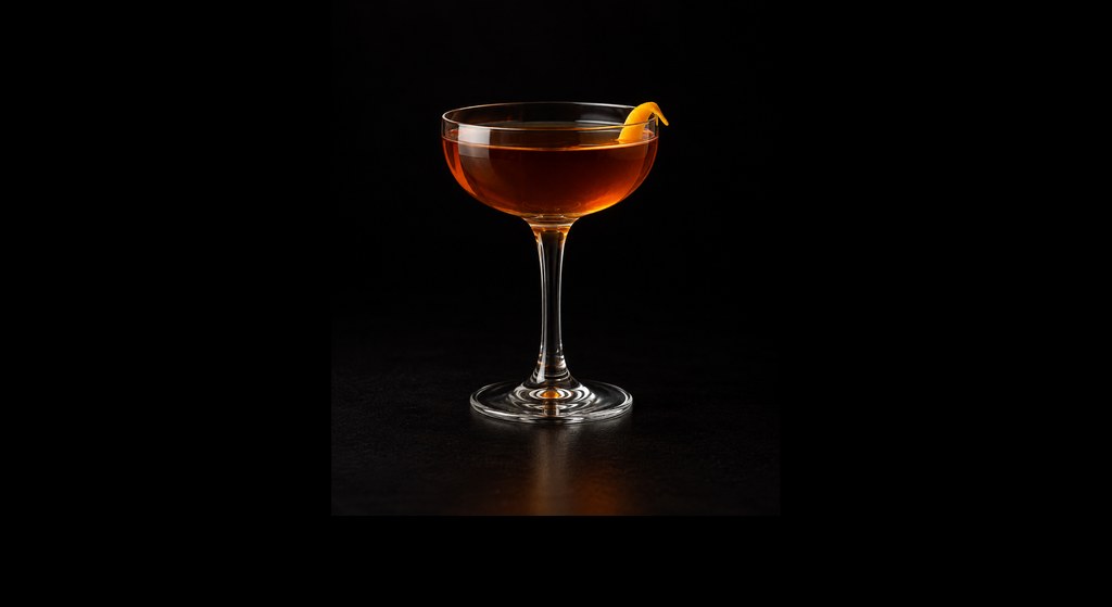 1920 Cocktail cocktail on a dark studio background
