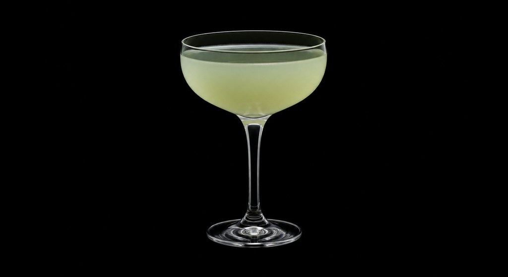 Absinthe Cocktail cocktail on a dark studio background