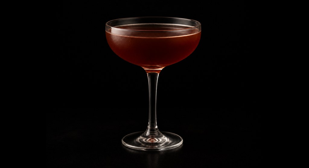 Accidental Hipster cocktail on a dark studio background