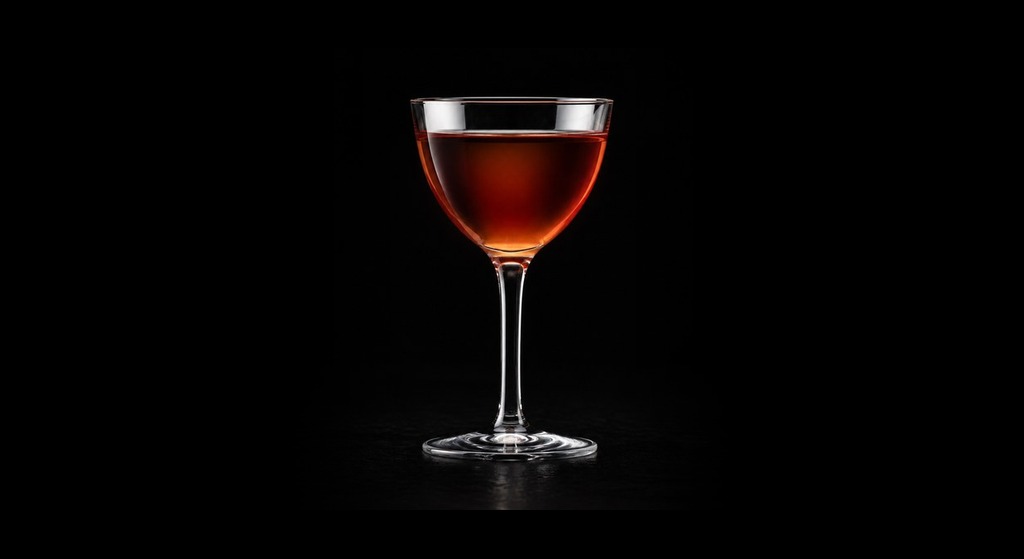 Achilles Last Stand cocktail on a dark studio background
