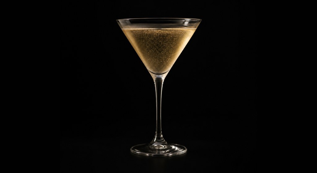 Addington cocktail on a dark studio background