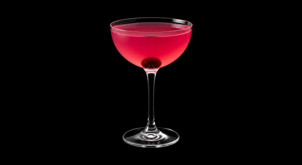 Alaska No.2 cocktail on a dark studio background