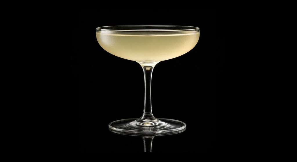Alfie Cocktail cocktail on a dark studio background