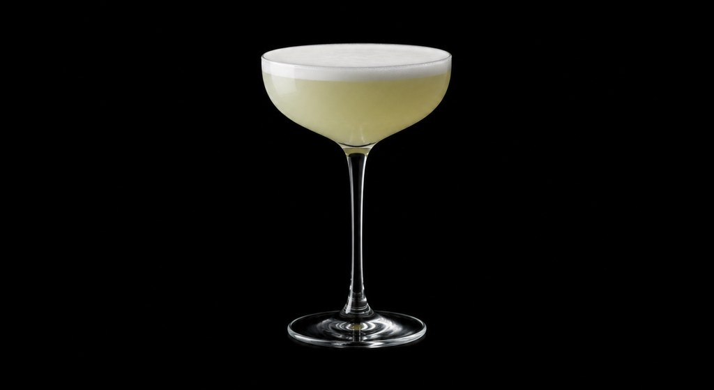 Amalia cocktail on a dark studio background