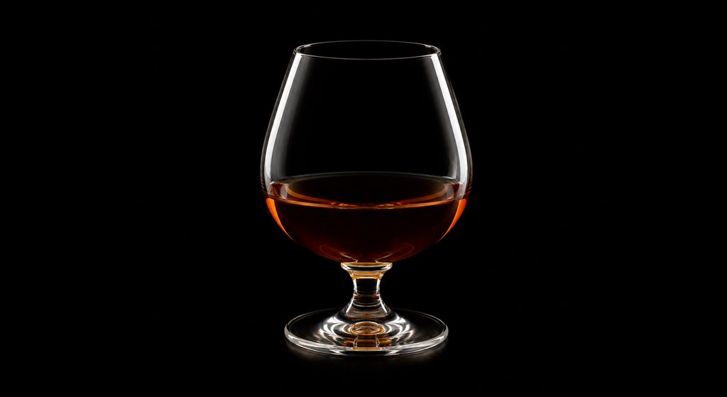 Angel's Share No.2 cocktail on a dark studio background