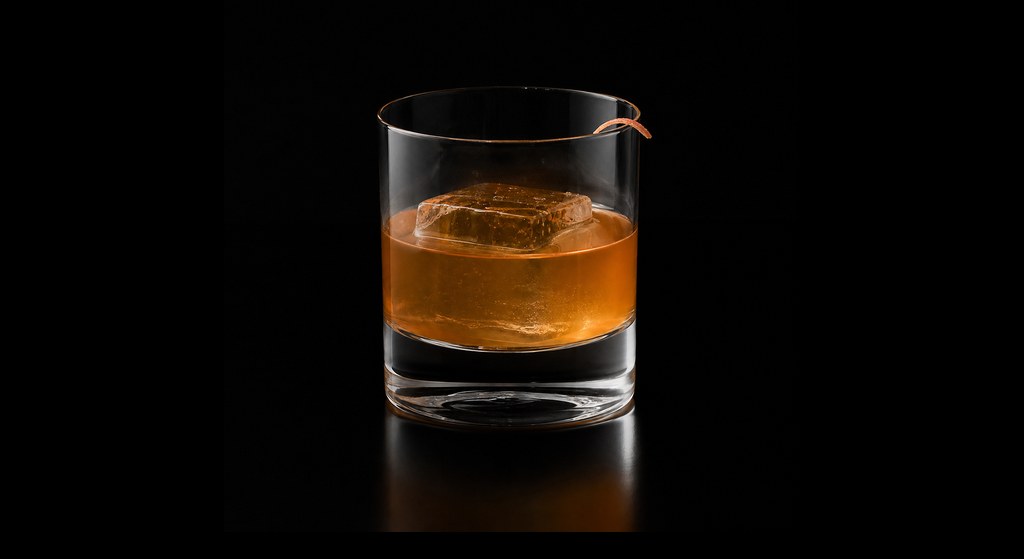 Anything Else cocktail on a dark studio background