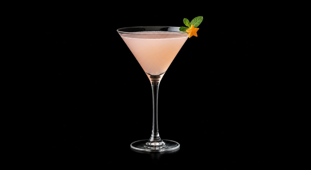 Baby, You're Driving cocktail on a dark studio background