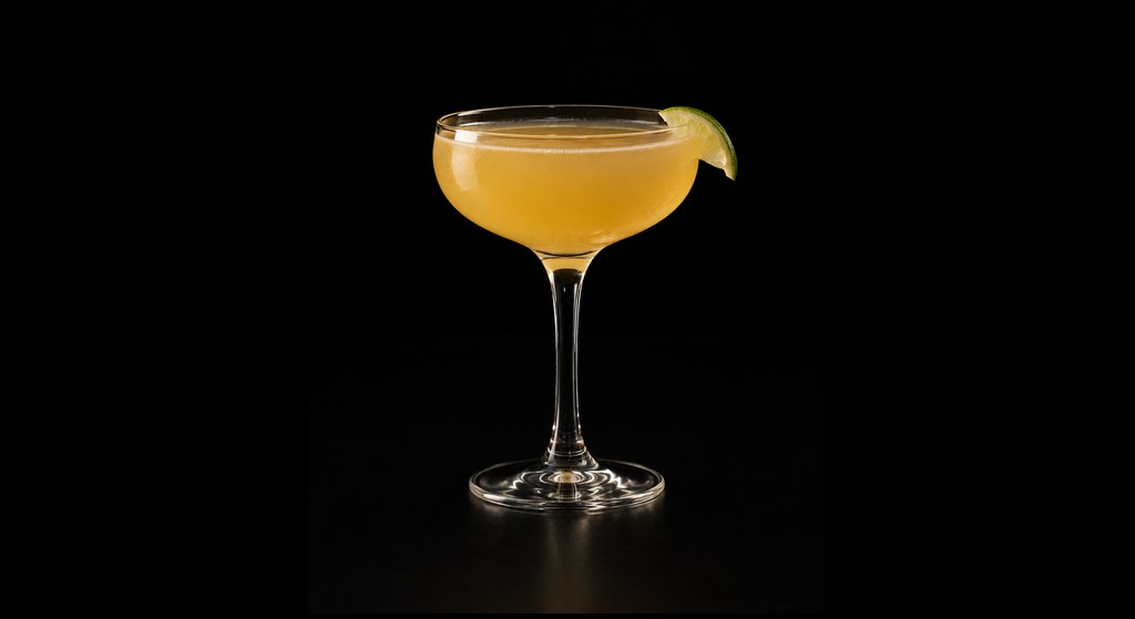 Bait 'n' Switch cocktail on a dark studio background
