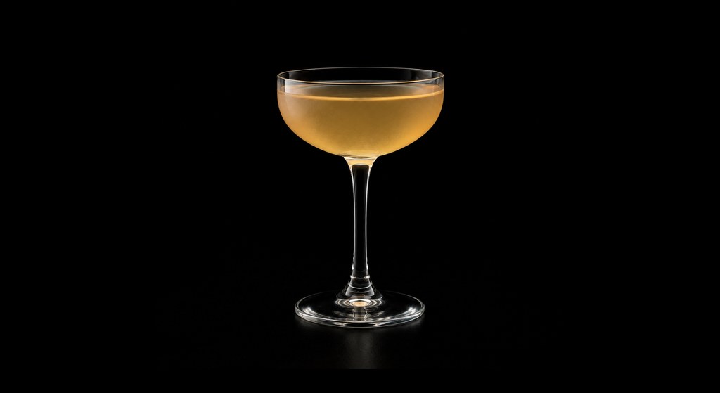 Barbara West cocktail on a dark studio background