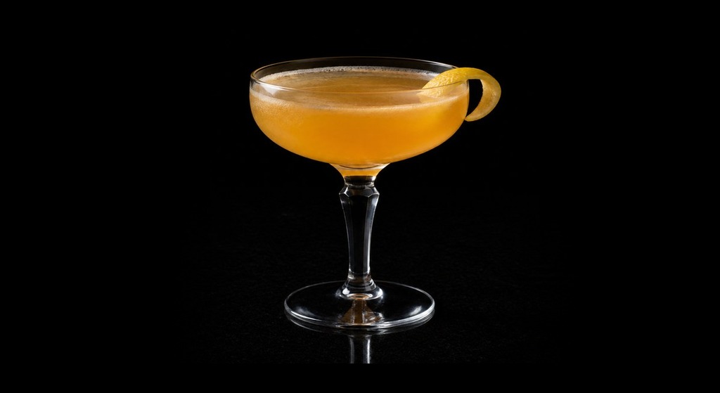 Barnum Was Right cocktail on a dark studio background