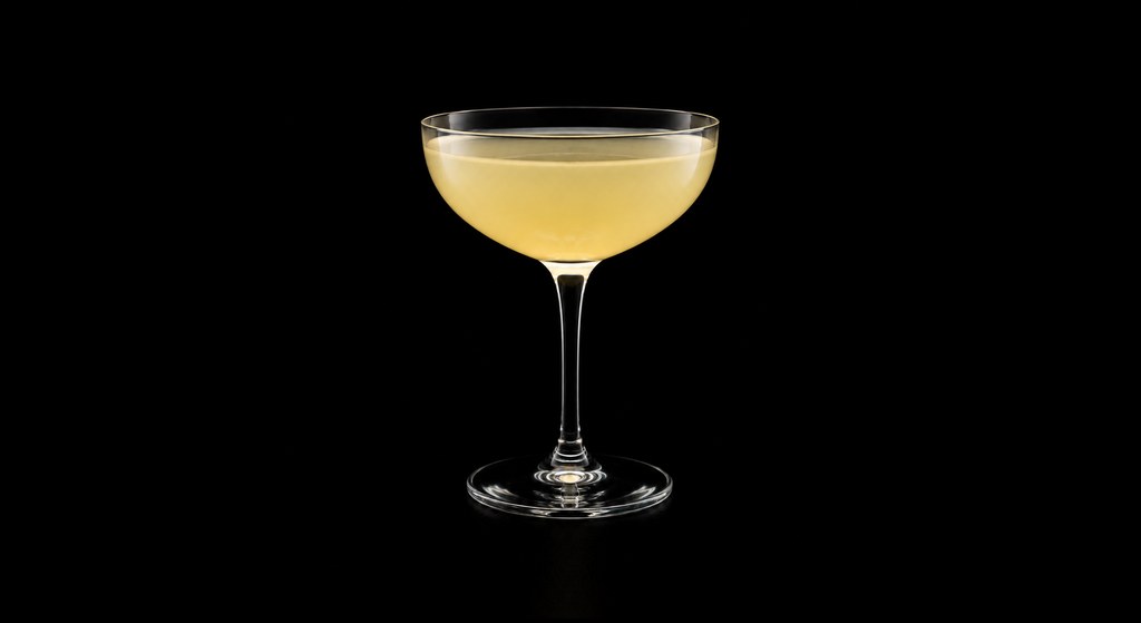 Barracuda cocktail on a dark studio background