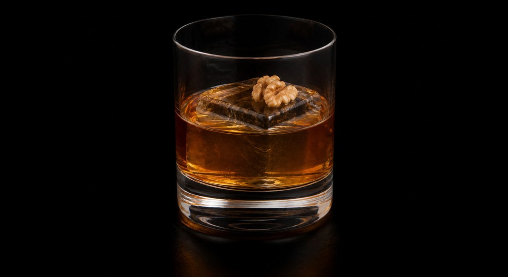 Bastille cocktail on a dark studio background
