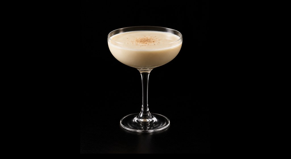 BBC cocktail on a dark studio background