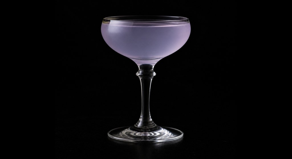 Bella Luna cocktail on a dark studio background