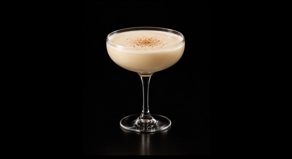 Bird of Paradise cocktail on a dark studio background