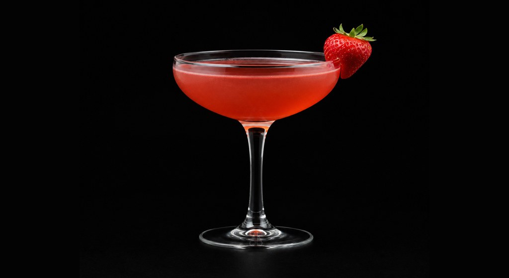 Bloodhound Cocktail cocktail on a dark studio background