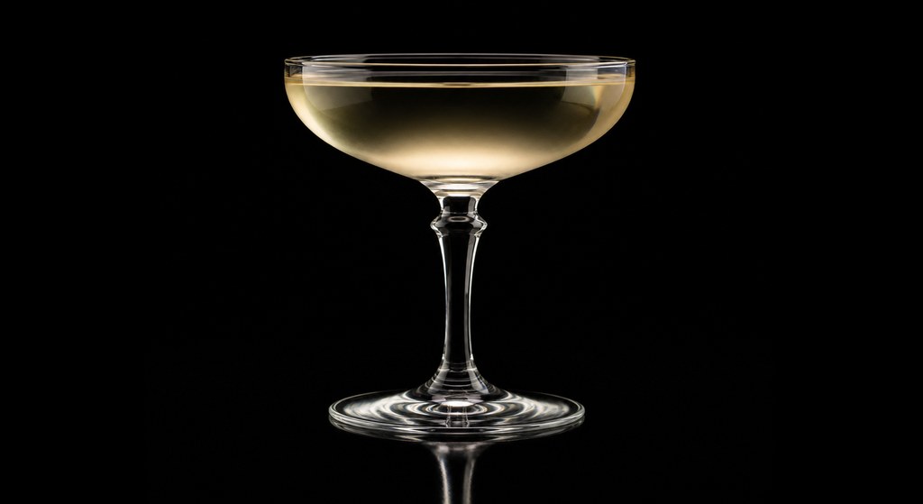 Bolero Cocktail cocktail on a dark studio background