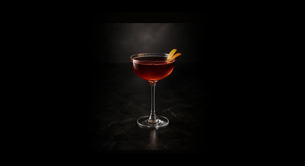Boo Radley cocktail on a dark studio background
