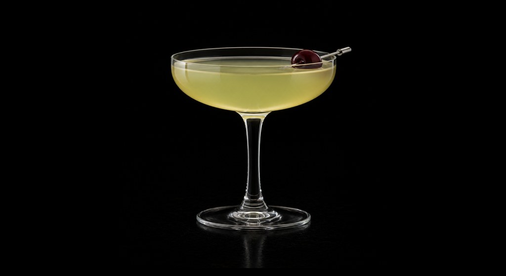 Bosun Bird cocktail on a dark studio background