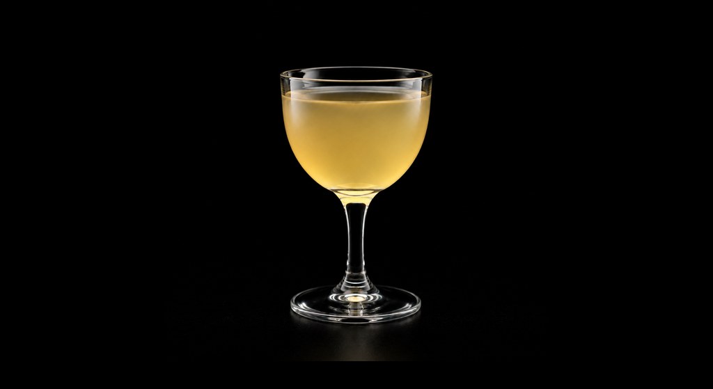Brandy Fix cocktail on a dark studio background