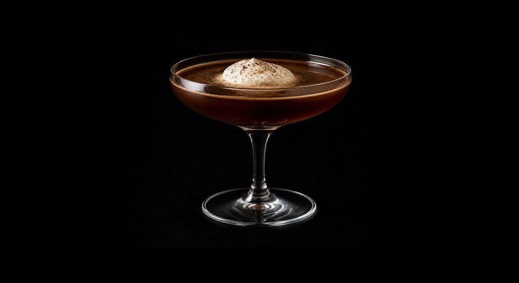 Buffalo Smile cocktail on a dark studio background