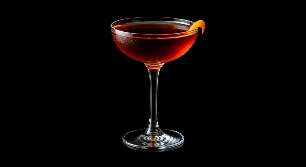 Bushranger cocktail on a dark studio background