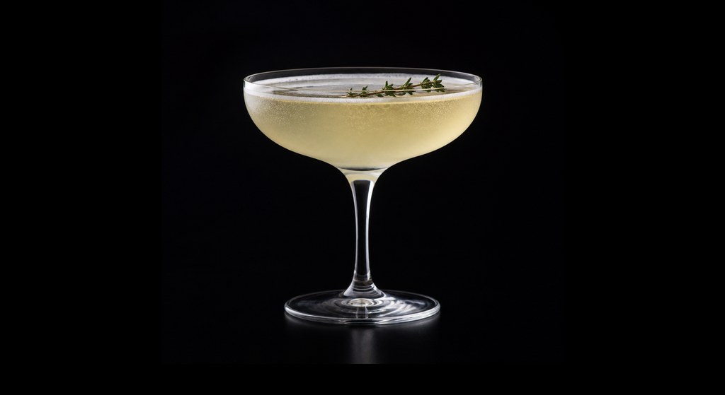 California Cooler cocktail on a dark studio background