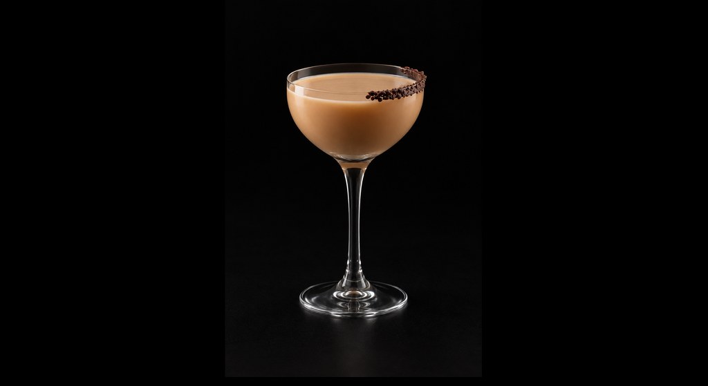 Carousel cocktail on a dark studio background