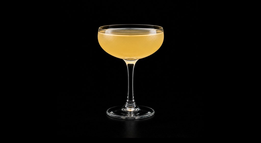 Celtic Margarita cocktail on a dark studio background