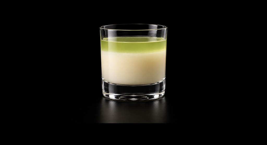 Cement Mixer cocktail on a dark studio background