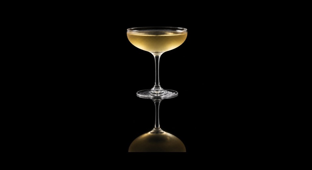 Charles Daiquiri cocktail on a dark studio background