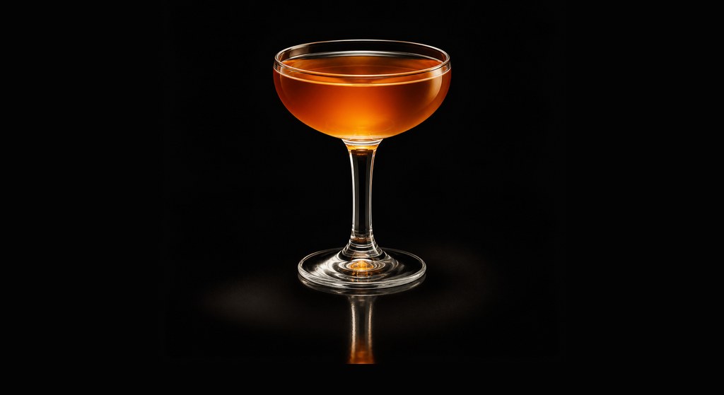 Chauncey cocktail on a dark studio background