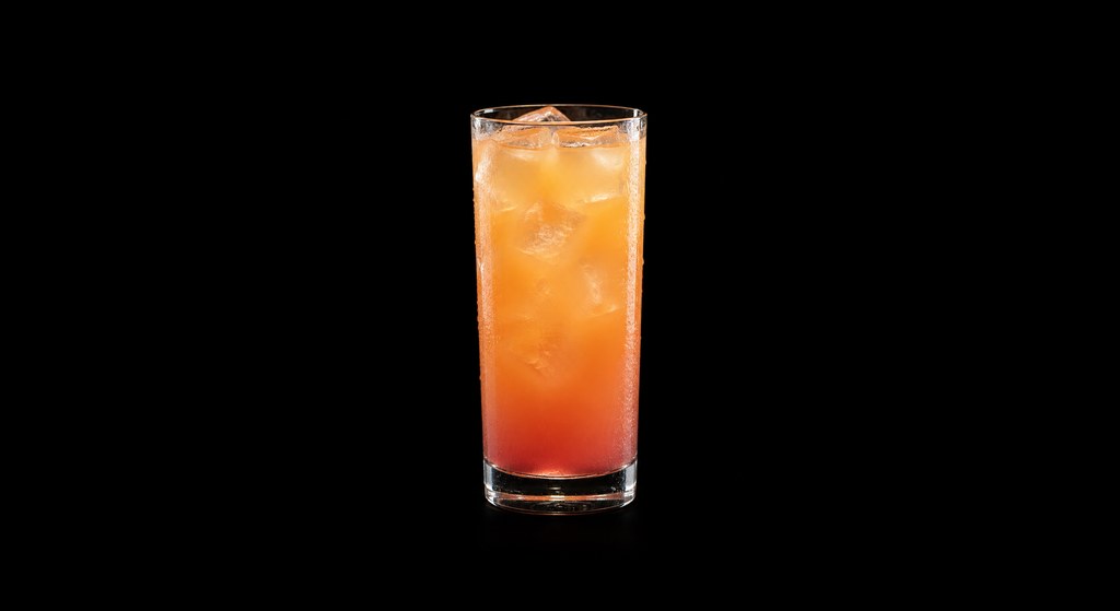 Cinderella Mocktail cocktail on a dark studio background