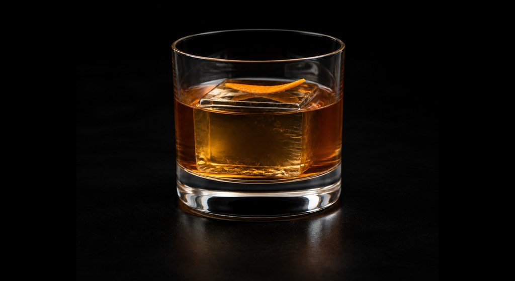 Circuit Breaker cocktail on a dark studio background