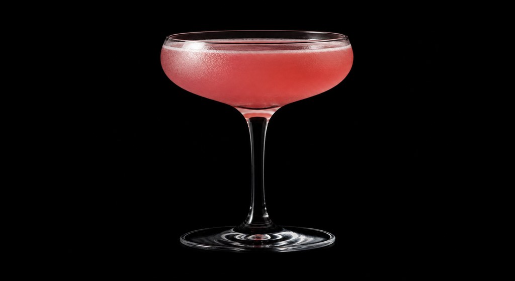 Citronella Cooler cocktail on a dark studio background