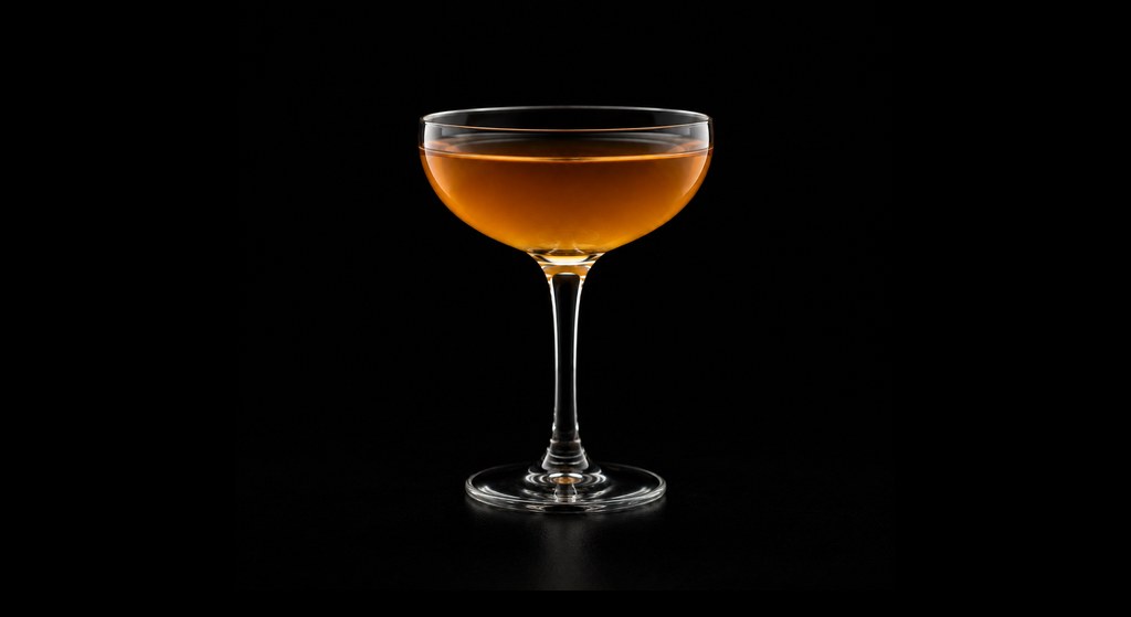Classic Cocktail cocktail on a dark studio background