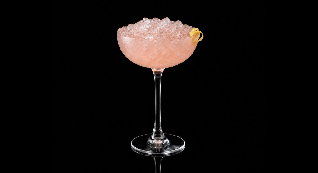 Clipper Cocktail cocktail on a dark studio background