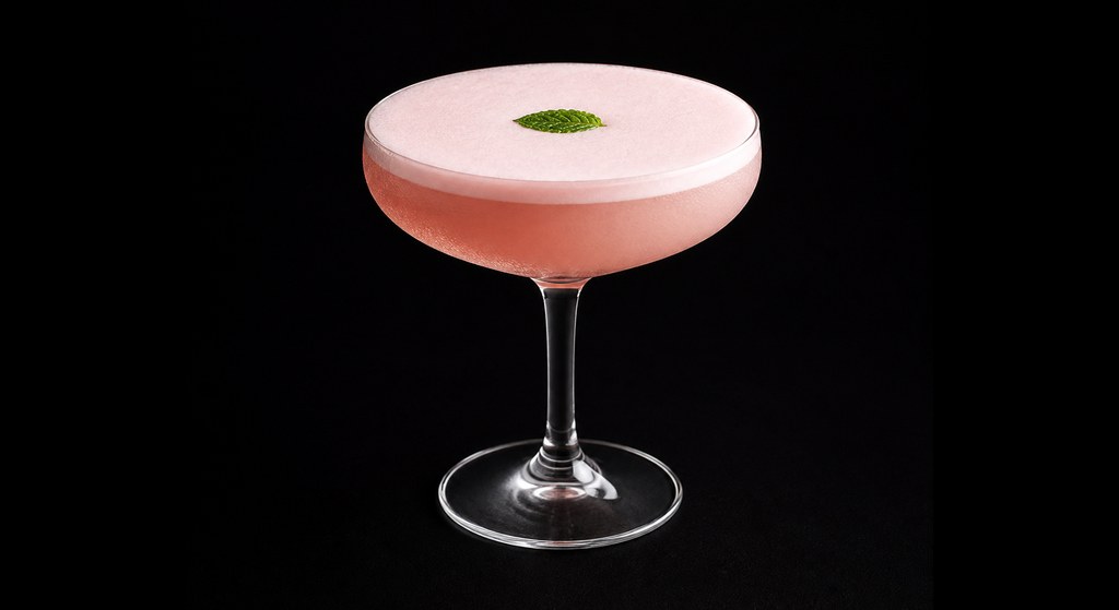 Clover Leaf Cocktail cocktail on a dark studio background