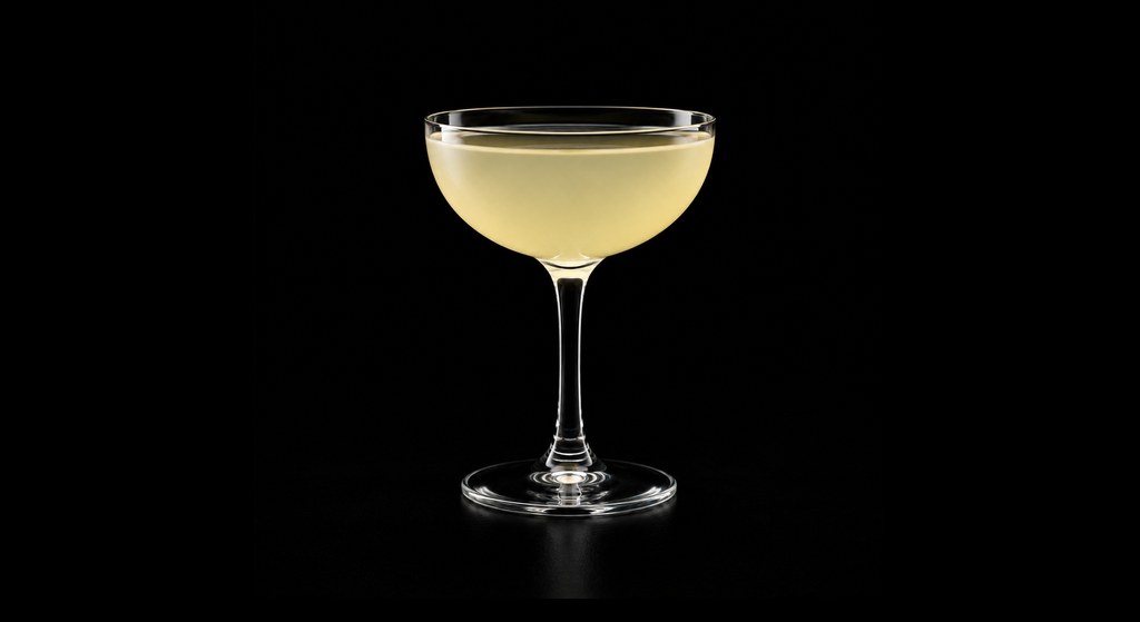 Cloysters cocktail on a dark studio background