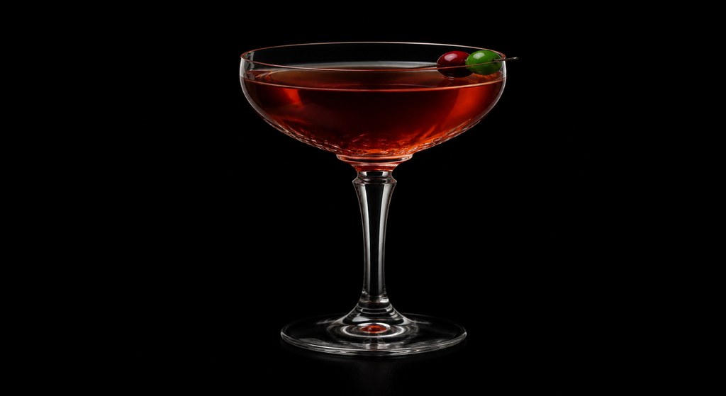 Creole Lady Cocktail cocktail on a dark studio background