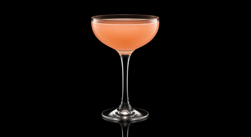 Cuban Cocktail No. 2 cocktail on a dark studio background