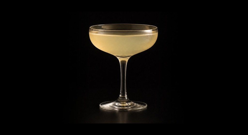 Cuban Island cocktail on a dark studio background