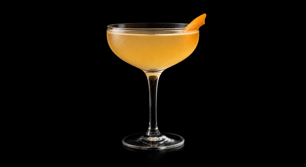 Daiquiri #2 cocktail on a dark studio background