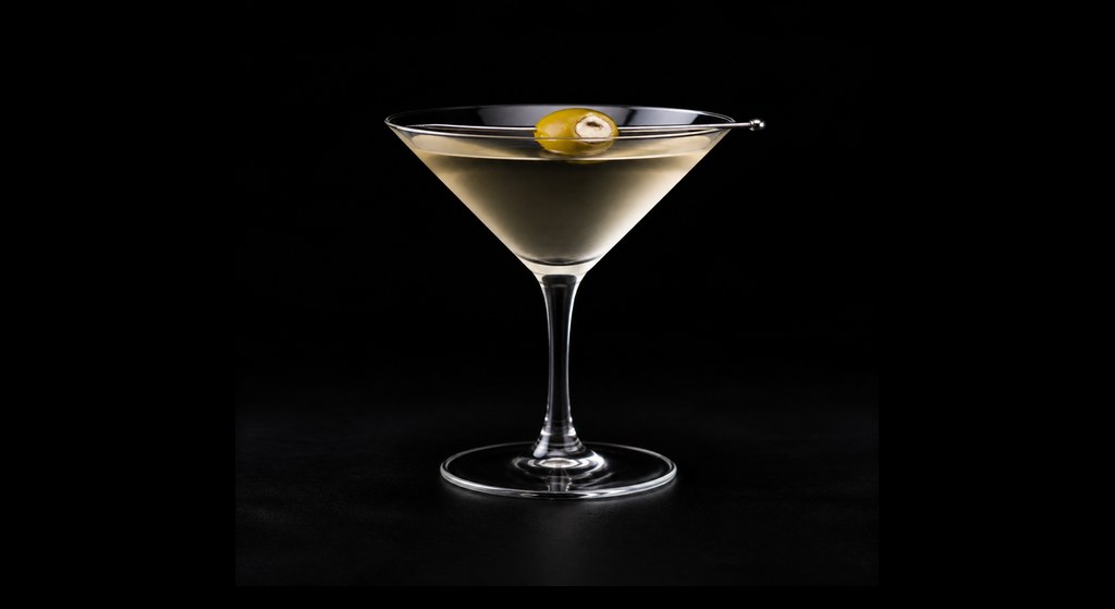 Damn It Jimmy cocktail on a dark studio background