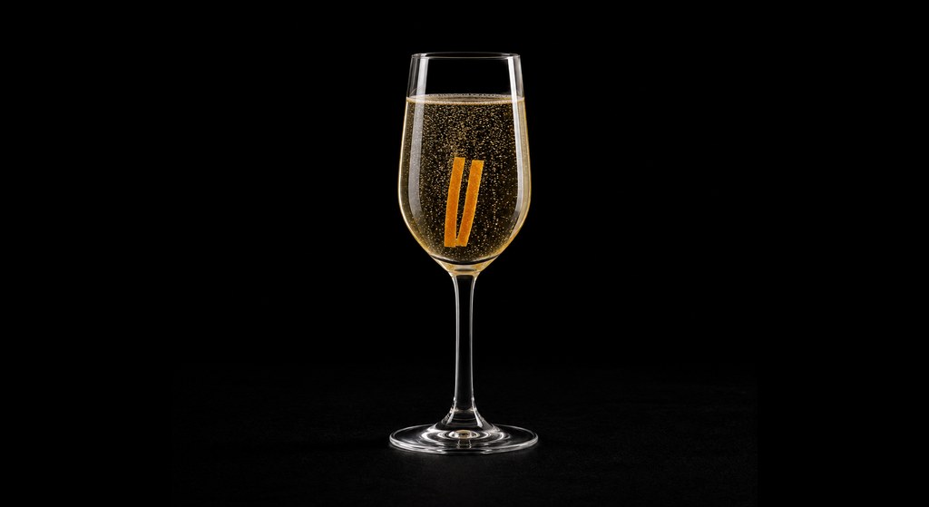 D'artagnan cocktail on a dark studio background