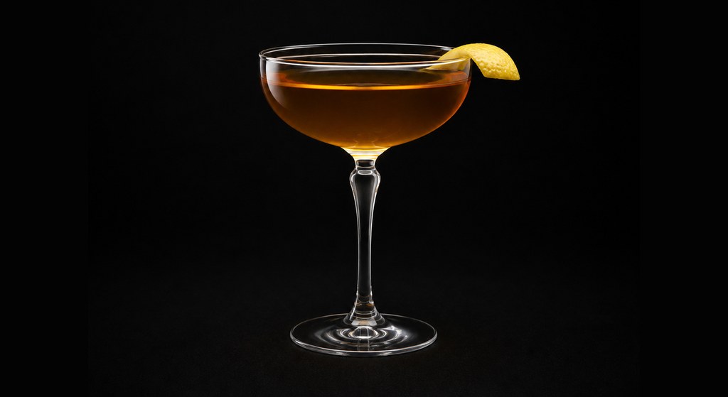 Dead Celebrity cocktail on a dark studio background