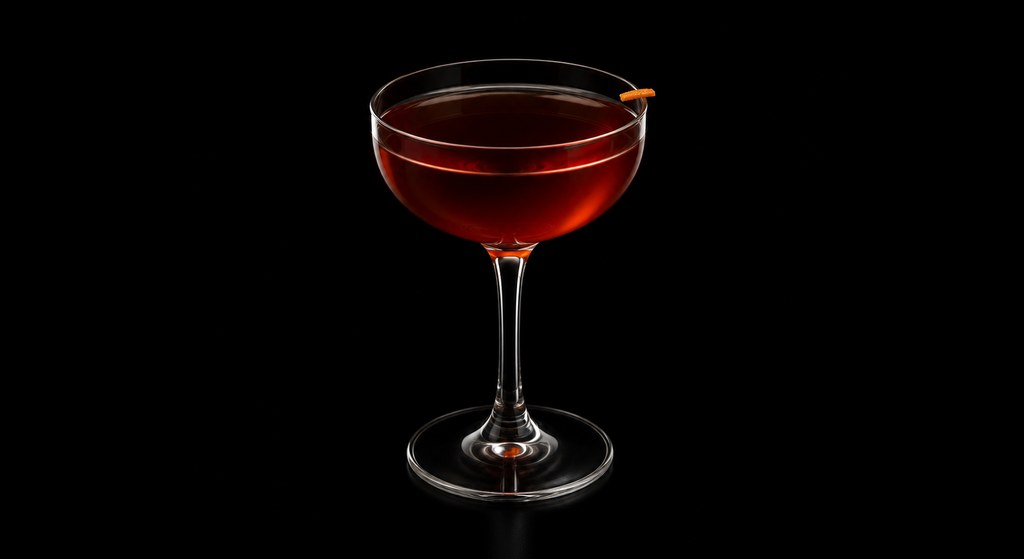 Devil's Soul cocktail on a dark studio background
