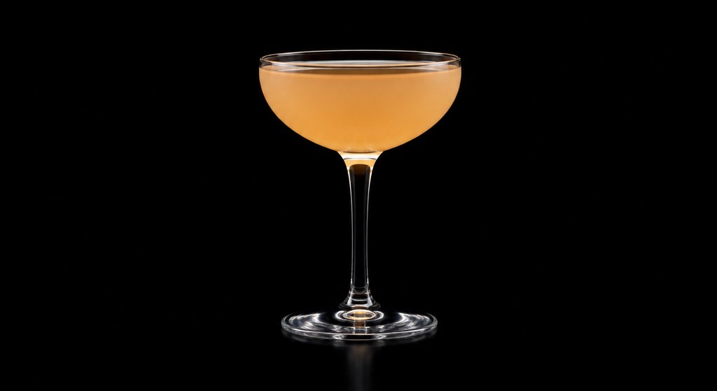 Di Pompelmo cocktail on a dark studio background