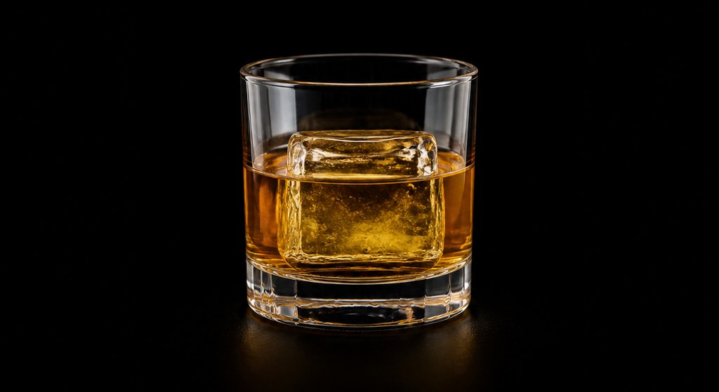 Do Pineapples Dream of Tiki Drinks? cocktail on a dark studio background